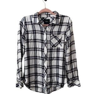 Rails Plaid Flannel Button Down Size XS R0706